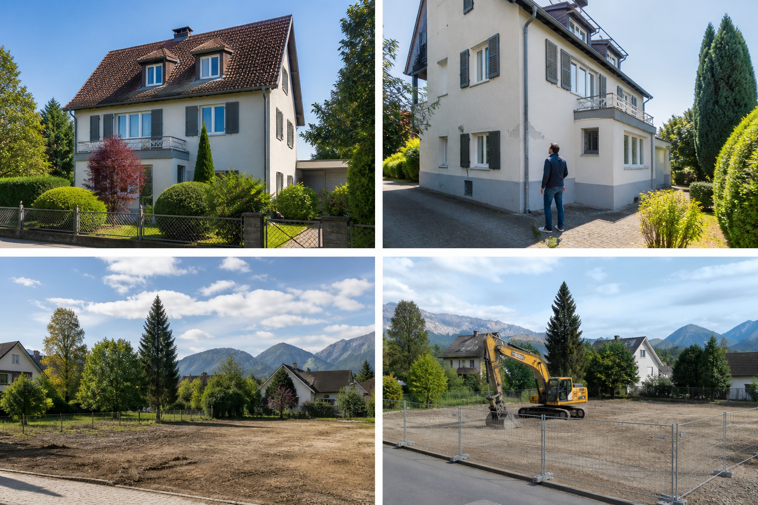 Älteres Wohnhaus mit gepflegtem Garten